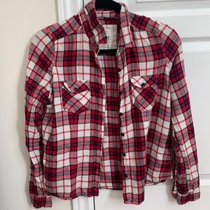 Blue notes button down Top